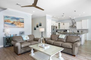 Talo, useita sänkyjä (Reef of Paradise) | Oleskelualue