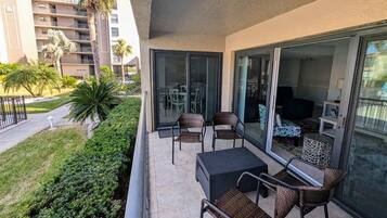 Condo, 1 King Bed with Sofa bed (Sea Club #13 - Coastal Charm) | Terrace/patio