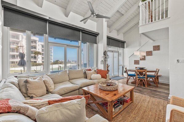 Condo, Multiple Beds (Sea Winds Condominiums C) | Living area - Sea Winds Condominiums C (New Smyrna Beach)