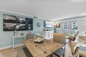 Living area - Sea Coast Gardens II 109 (New Smyrna Beach)