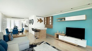 Appartement, 1 kingsize bed (OCD35- Luxury Condo with Ocean view) | Woonruimte