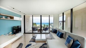 Huoneisto, 1 suuri parisänky (OCD35- Luxury Condo with Ocean view) | Oleskelualue
