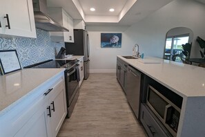 Condo, Multiple Beds (The Intercoastal #205 - Beachy Chic) | Private kitchen
