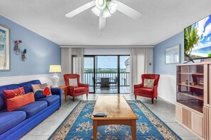 Condo, Multiple Beds (Sea Club #105 - Pelicans Perch) | Living area - Sea Club #105 - Pelicans Perch (Indian Shores)