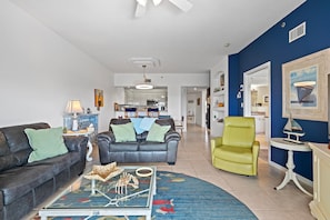 Condo, Multiple Beds (Oceanwalk 6-505) | Living area - Oceanwalk 6-505 (New Smyrna Beach)