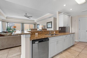 Condo, Multiple Beds (The Wave 202) | Private kitchen | Oven, coffee/tea maker, toaster, blender - The Wave 202 (New Smyrna Beach)