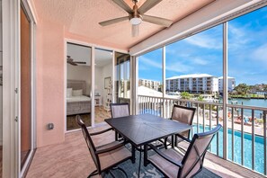 Condo, Multiple Beds (Palm Harbor #202E) | Outdoor dining - Palm Harbor #202e (Fort Myers Beach)