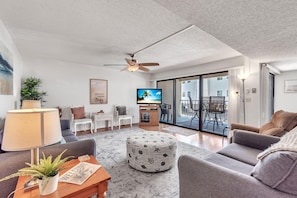 Condo, Multiple Beds (Sea Club #47 - Sea Haven) | Living area - Sea Club #47 - Sea Haven (Indian Shores)