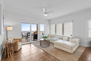 Condo, Multiple Beds (Atlantic Villas 402) | Living area | TV