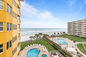 Condo, Multiple Beds (Atlantic Villas 402) | Pool - Atlantic Villas 402 (New Smyrna Beach)