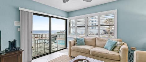 Condo, 1 King Bed with Sofa bed (Ocean Reef Villas 207) | Living area