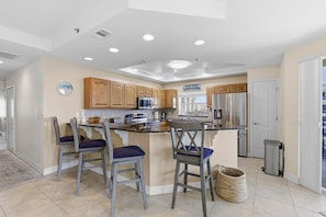 Condo, Multiple Beds (Oceanwalk 13-507) | Private kitchen | Oven, coffee/tea maker, toaster, blender - Oceanwalk 13-507 (New Smyrna Beach)