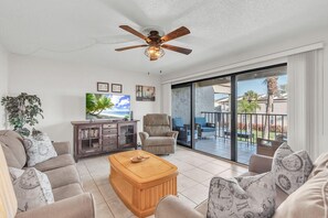 Condo, 1 King Bed (Sea Club #6 - Footprints in the Sand) | Living area - Sea Club #6 - Footprints in the Sand (Indian Shores)