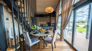 Cabin, Lake View | In-room dining
