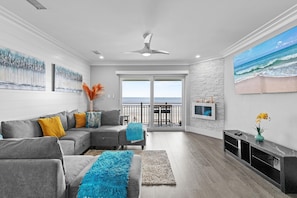 Appart'hôtel, plusieurs lits (Colony Beach Club 250) | Coin séjour