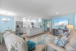 Living area - Coronado Arms Condominiums B-18 (New Smyrna Beach)