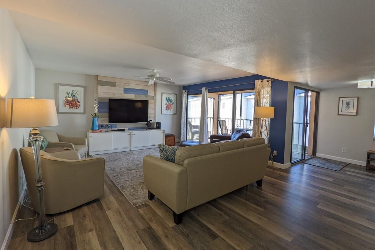 Appart'hôtel, plusieurs lits (Sea Club #44 - Coral Reef Retreat) | Coin séjour