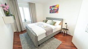 Superior Apartment | 2 bilik tidur, langsir/tirai gelap terus, kalis bunyi 