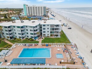 Condo, Multiple Beds (Ocean Reef Villas 110) | Pool | A heated pool - Ocean Reef Villas 110 (New Smyrna Beach)