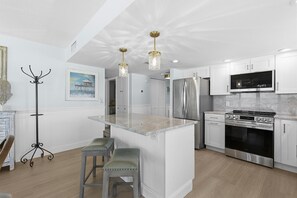 Condo, Multiple Beds (Ocean Reef Villas 110) | Private kitchen | Oven, coffee/tea maker, toaster, blender