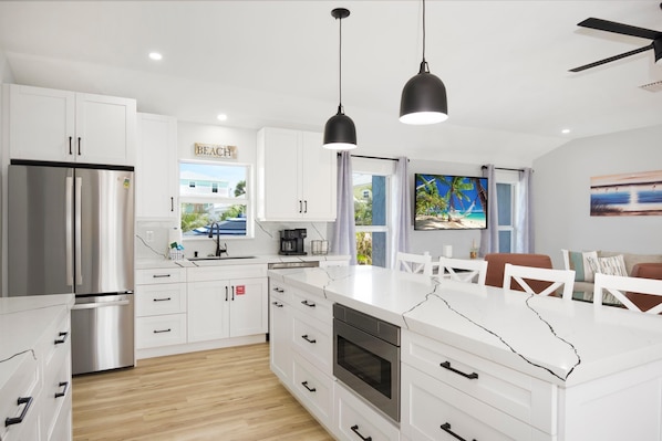 House, Multiple Beds (Anchors Away) | Private kitchen