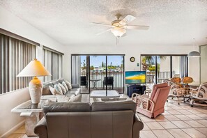 Condo, Multiple Beds (Land's End 4-201 Bay Front - Premier) | Living area - Land's End 4-201 Bay Front - Premier (Treasure Island)