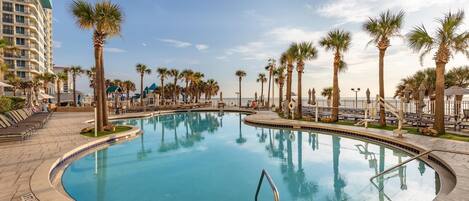 Condo, Multiple Beds (Ocean Walk Resort 1707) | Pool | Indoor pool, a heated pool