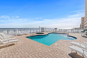 Condo, Multiple Beds (DiMucci Tower 201) | Pool - Dimucci Tower 201 (Daytona Beach Shores)