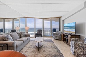 Condo, 1 King Bed with Sofa bed (Surfside Club 503) | Living area - Surfside Club 503 (Daytona Beach Shores)