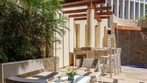 Apartment, Multiple Beds (ATA07 - 2 Bedroom Amazing and Beautif) | Outdoor dining - Ata07 - 2 Bedroom Amazing and Beautiful Apartment Private Pool (Playa del Carmen)
