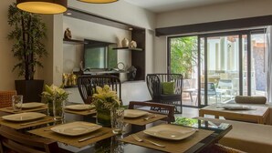 Apartment, Multiple Beds (ATA07 - 2 Bedroom Amazing and Beautif) | Dining - Ata07 - 2 Bedroom Amazing and Beautiful Apartment Private Pool (Playa del Carmen)