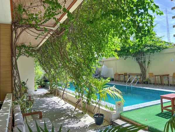 Una piscina techada