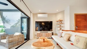 Condo, 2 Bedrooms, Accessible, Balcony | Living room | Books - Beachfront2 bed 2 Bathportreroflamigo-marina (Tempate)
