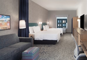 Studio Suite, 2 Queen Beds | Desk, blackout drapes, iron/ironing board, free WiFi - Home2 Suites By Hilton Owensboro (Owensboro)