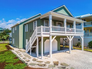 Façade de l’hébergement