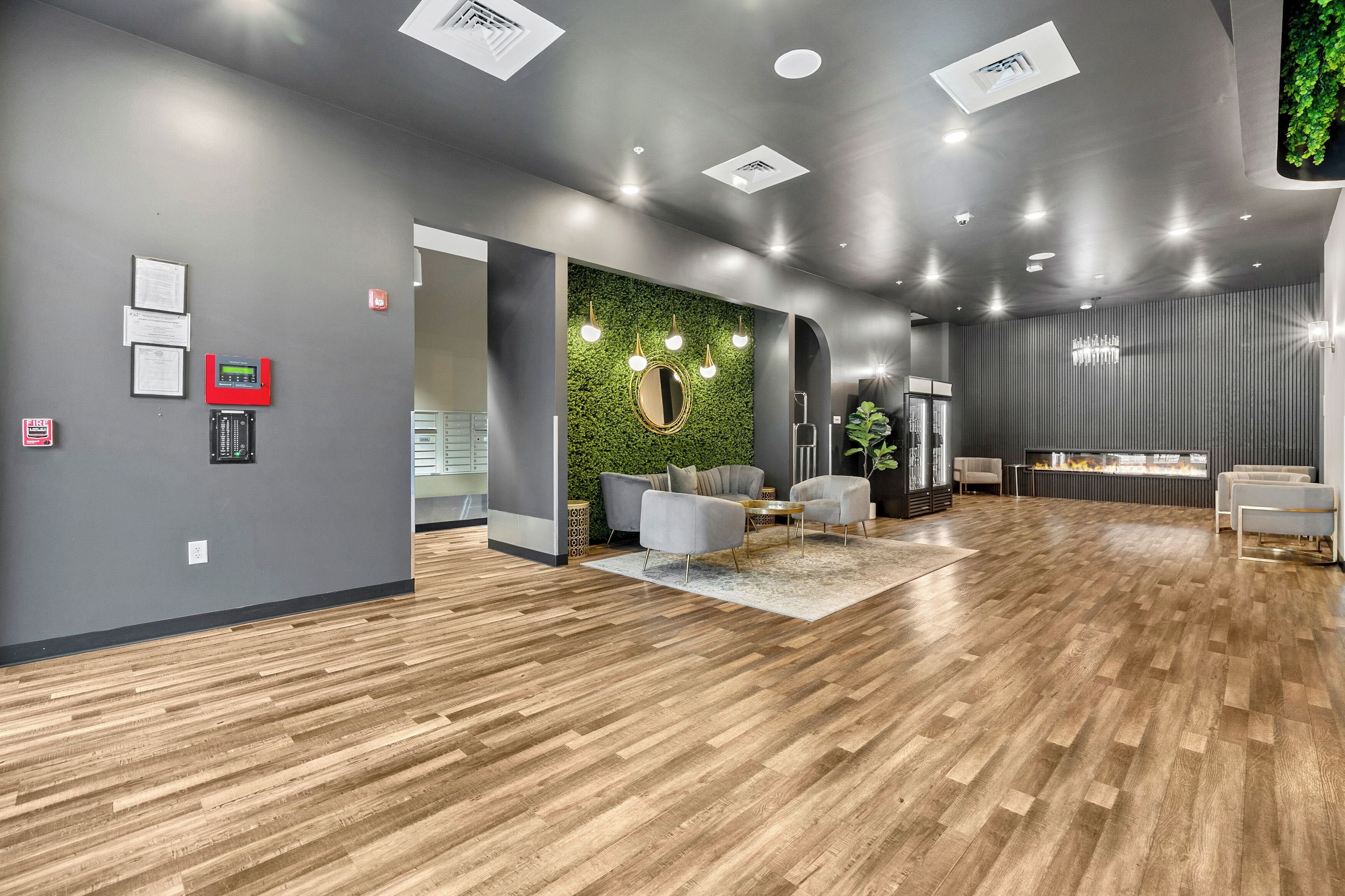 Sala de estar en el lobby