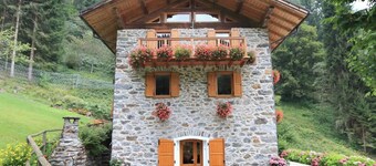 Unique chalet in the green Trentino, with sauna and private forest, ideal for relaxation.