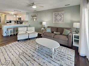 Studio (2 Bedrooms) | Living area - Dove's Landing by Topsail Realty (Holly Ridge)