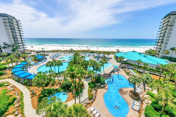 Condo, Multiple Beds (Edgewater Tower 1-608) | Pool | Outdoor pool, a heated pool - Edgewater Tower 1-608 (Panama City Beach)