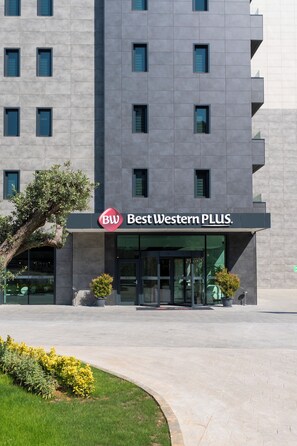 Majoituspaikan julkisivu