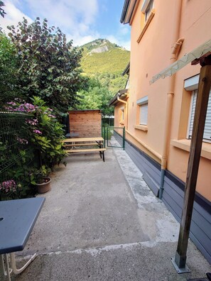 Terrace/patio - Charming Family Studio at the foot of Tourmalet (Campan)