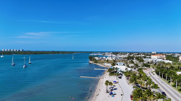 Sun loungers, beach towels