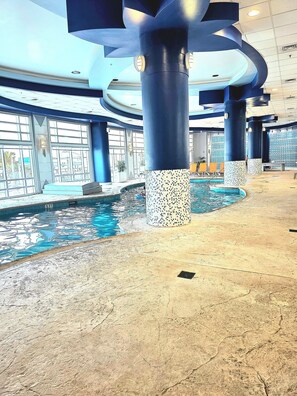 Indoor pool, outdoor pool
