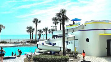 Indoor pool, outdoor pool