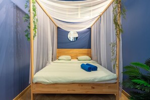 2 soverom, strykejern/-brett, reiseseng for barn og wi-fi