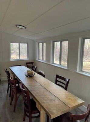 Dining - Fork Mountain Retreat (Equinunk)
