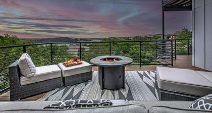 NEW LISTING! Stunning Lakehouse with Views, Hot Tub & Game Room!