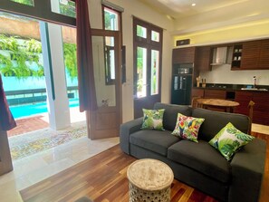Superior Suite, Pool View | View from room - Boutique Hotel Casa Grande, Parrot Paradise Suite, 1 BR (Santo Domingo)