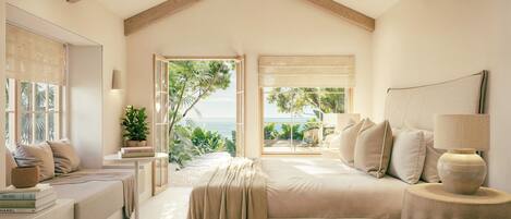 Huisje | Luxe beddengoed, donsdekens, een minibar, een kluis op de kamer