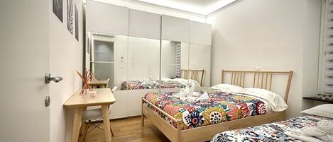 2 chambres, Wi-Fi, literie fournie